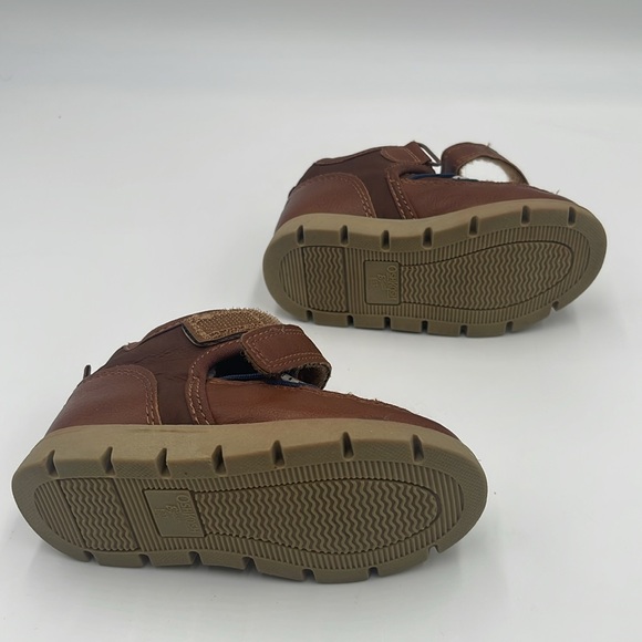 Oshkosh B’gosh shoes Toddler Faux Fur- Lined Recycled Boots Size  6, tan - Picture 10 of 11